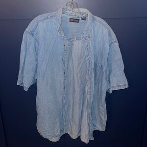 VTG faded glory 2x denim shirt